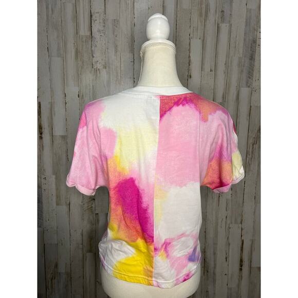 Champion Women's Tie-Dye T-Shirt Multicolor Size Small Casual Crew Neck - Picture 4 of 9